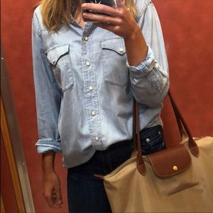 Polo Ralph Lauren denim chambray button up